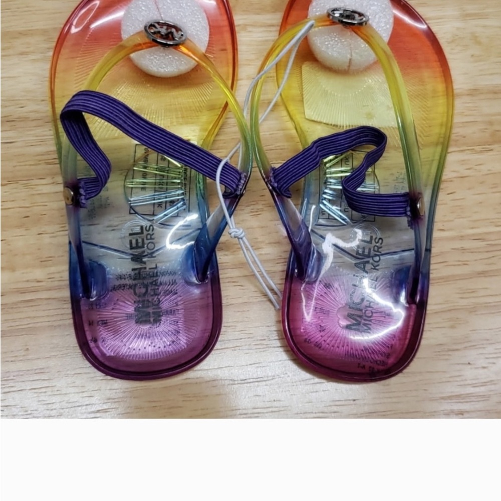 Michael Kors Multicolor Jelly Sandals